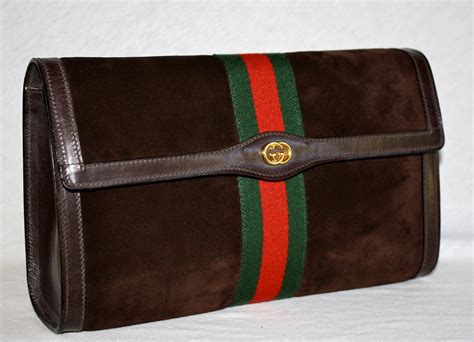 gucci brown clutch